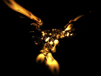 Sleek Abstract Wallpaper Abstract Wallpaper 4K 1600x1200 Abstract, Cgi, Design, Featuring, Intricate, Gold, Textures, And, Patterns, Against, Dark, Creating, Orange, Landscape