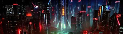 5120x1440 Cyberpunk Cave Wallpaper 4K, Technology category