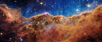 Carina Nebula Cosmic Cars Wallpaper 4K 3440x1440