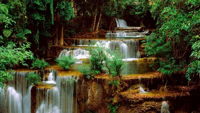 Dreamy Waterfall Wallpaper Wallpaper 4K, Nature category