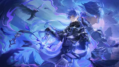 Flins Genshin Impact 6485l Wallpaper 4K, Abstract category