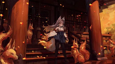 Golden Anime Wallpaper Animals Wallpaper 4K 1920x1080
