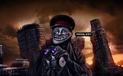 Epic Funny Wallpaper Black/Dark Wallpaper 4K 1920x1200 Funny, Meme, Hd, Pc, Desktop, Wallpaper, Showing, A, Troll-faced, Figure, Dark, Clothing, Gray, Brown, Ultrawide, Full HD